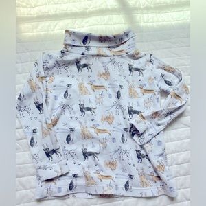 Smockingbird winter dog turtleneck 18M